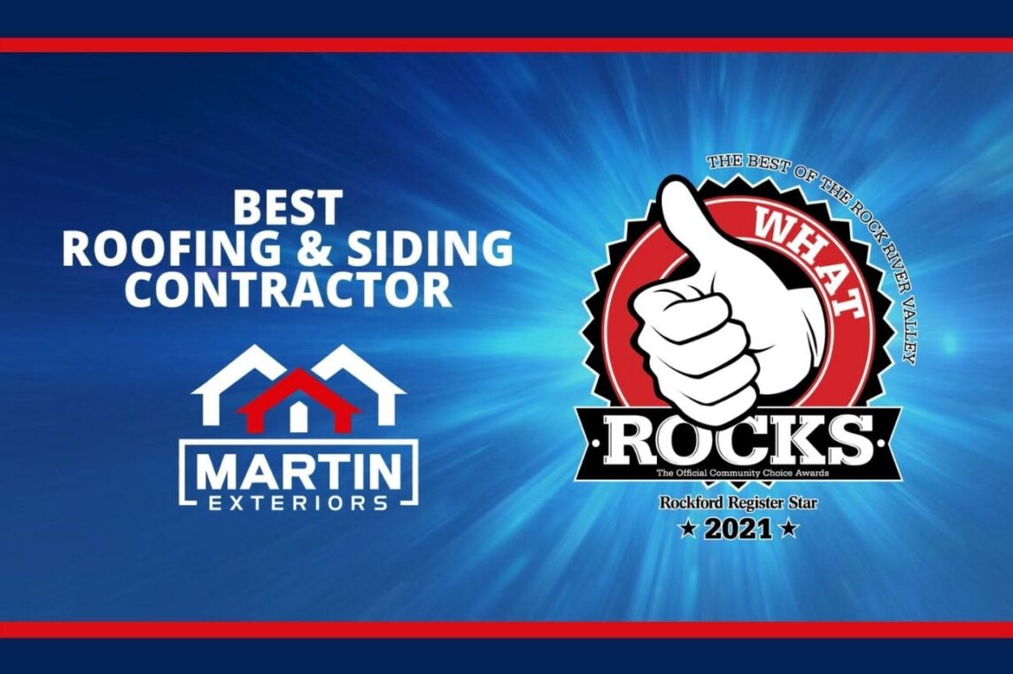 Martin Exteriors Named Best Roofing Contractor and Best Siding Contractor in Northern Illinois