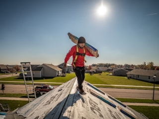 Shingle installation 2