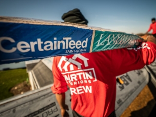 Shingle installation 3