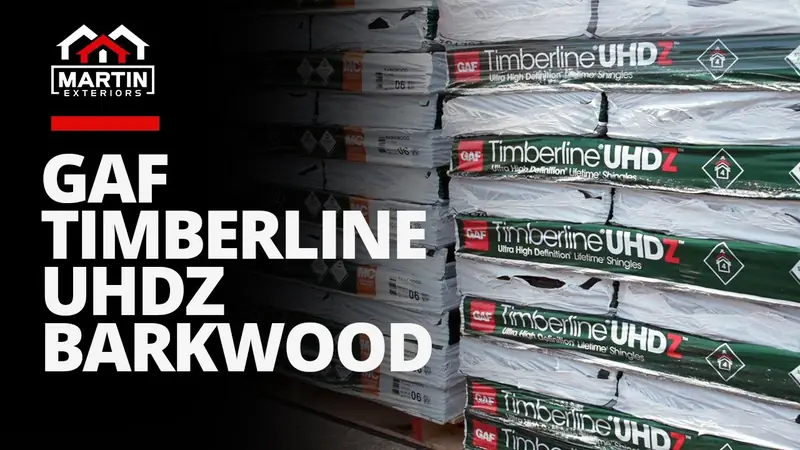 GAF Timberline UHDZ Barkwood shingles being installed in Roscoe Illinois